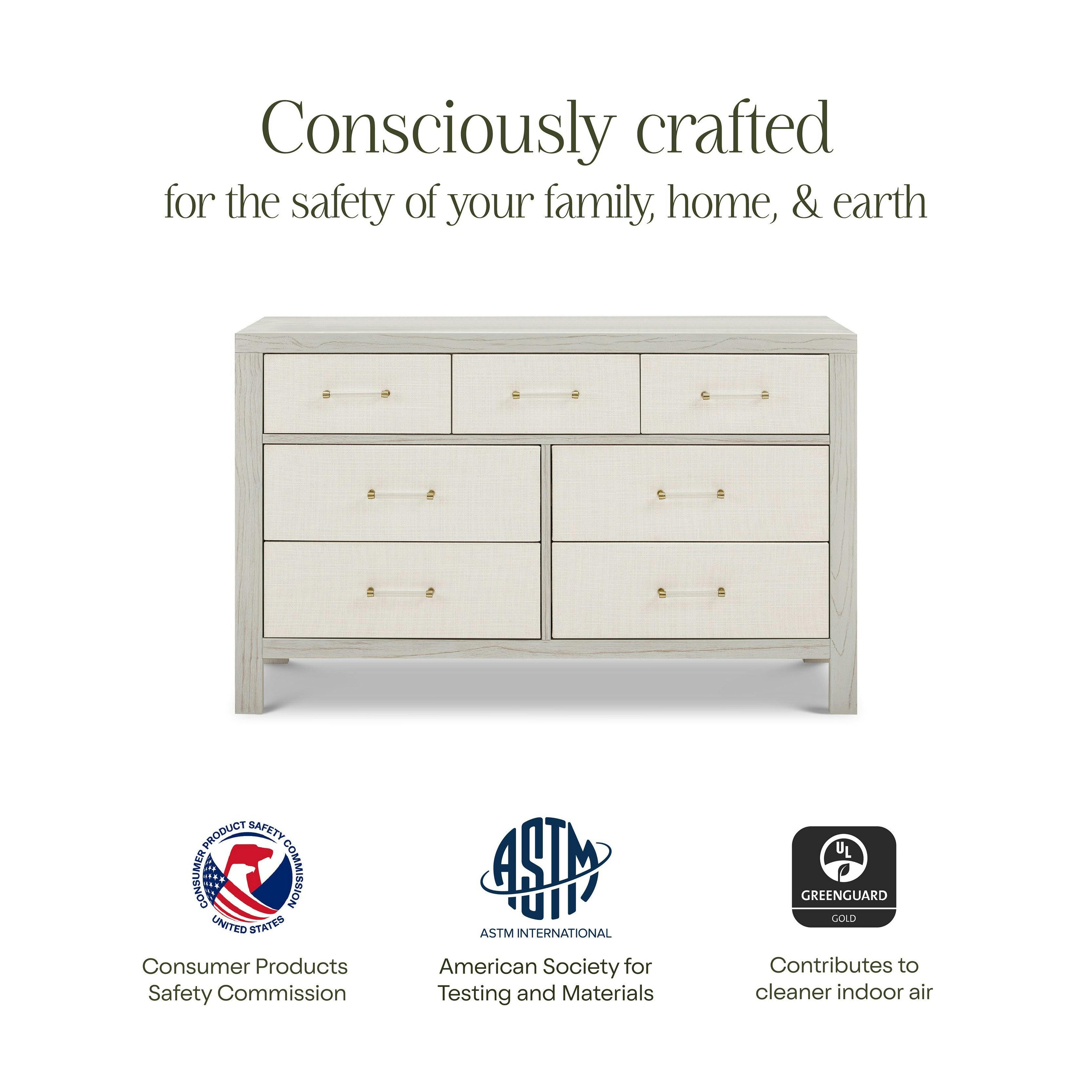 Namesake Eloise 7-Drawer Wide Assembled Dresser (56