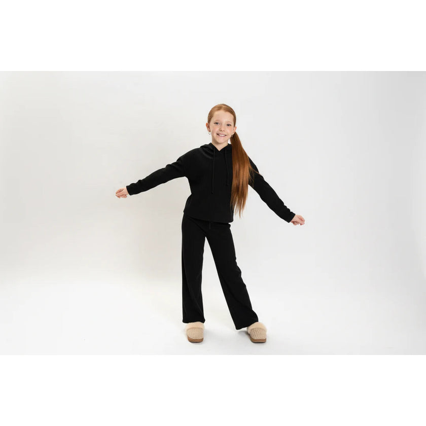 Girls 3 Pc Rib Sweat Set