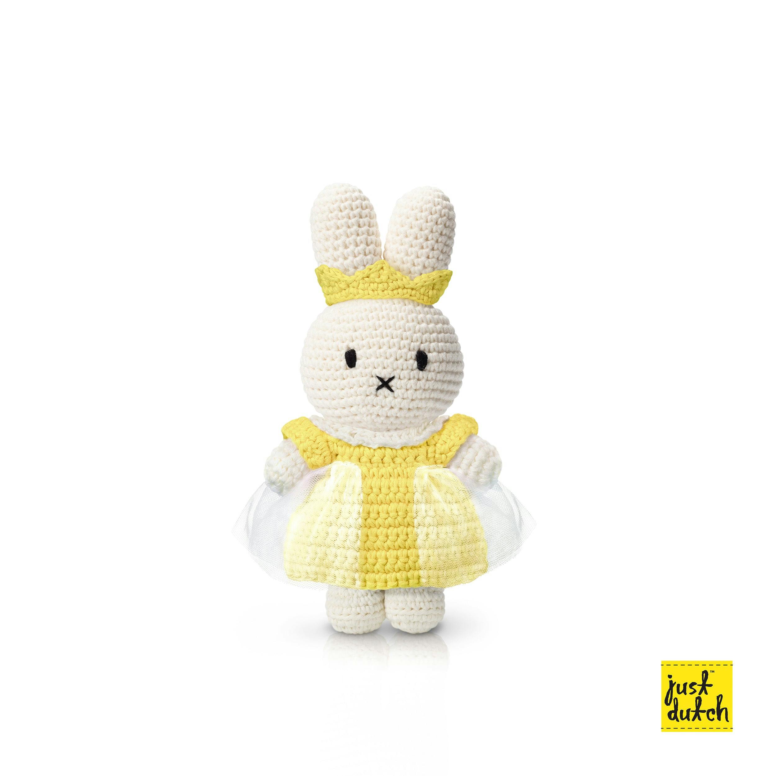 Miffy in Princess Dress Crochet Doll