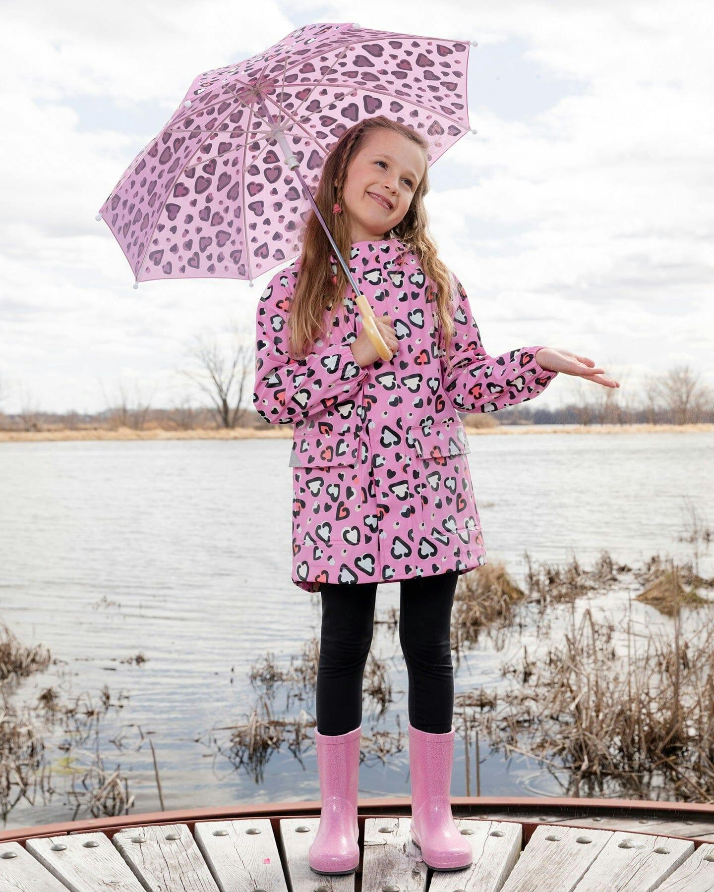 Rain Jacket In Polyurethane