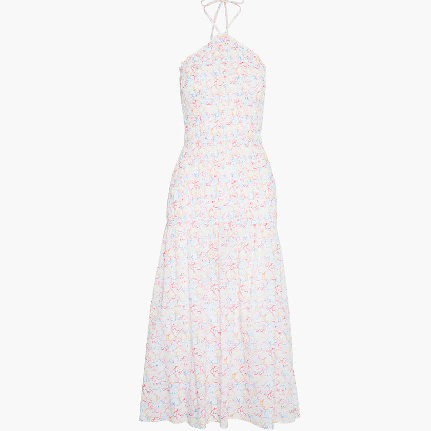 The Lenora Beach Dress - Camo Fish