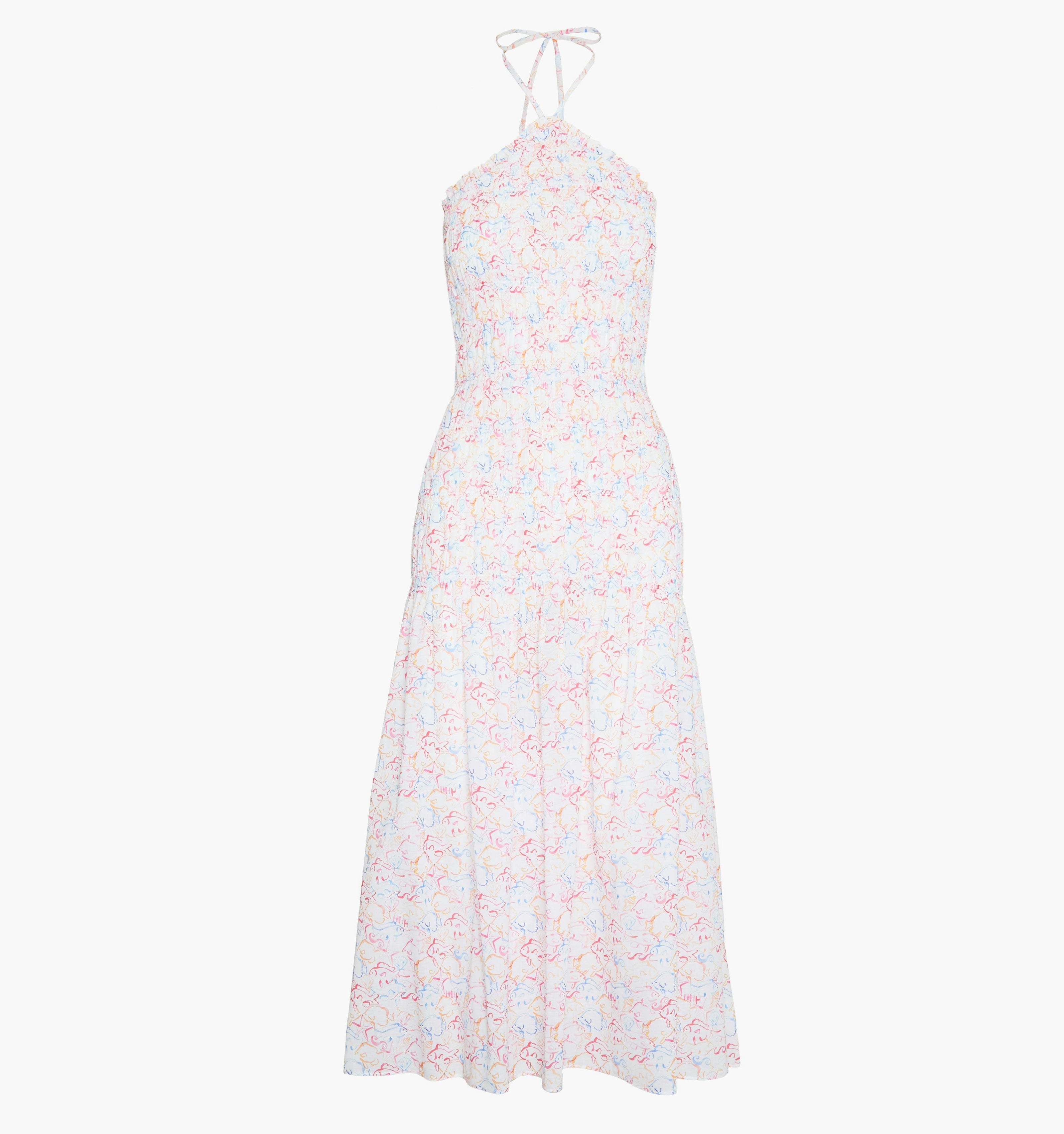 The Lenora Beach Dress - Camo Fish