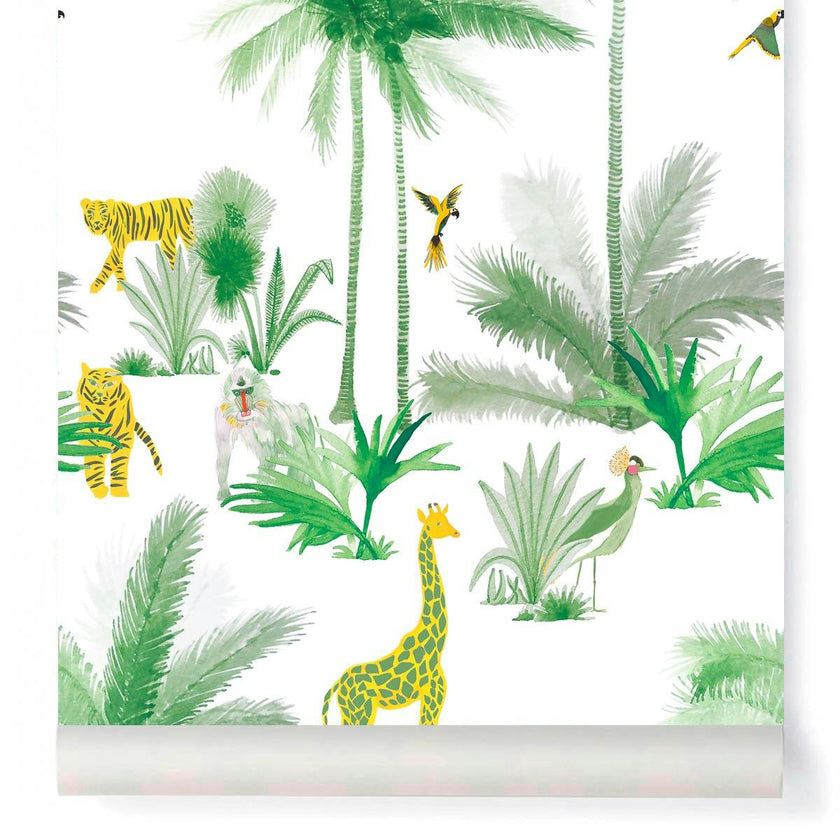 Wallpaper GRAND TAMTAM color Minty