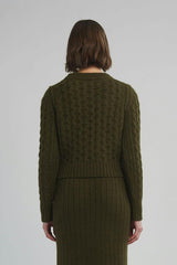 AMARA SWEATER | DARK OLIVE
