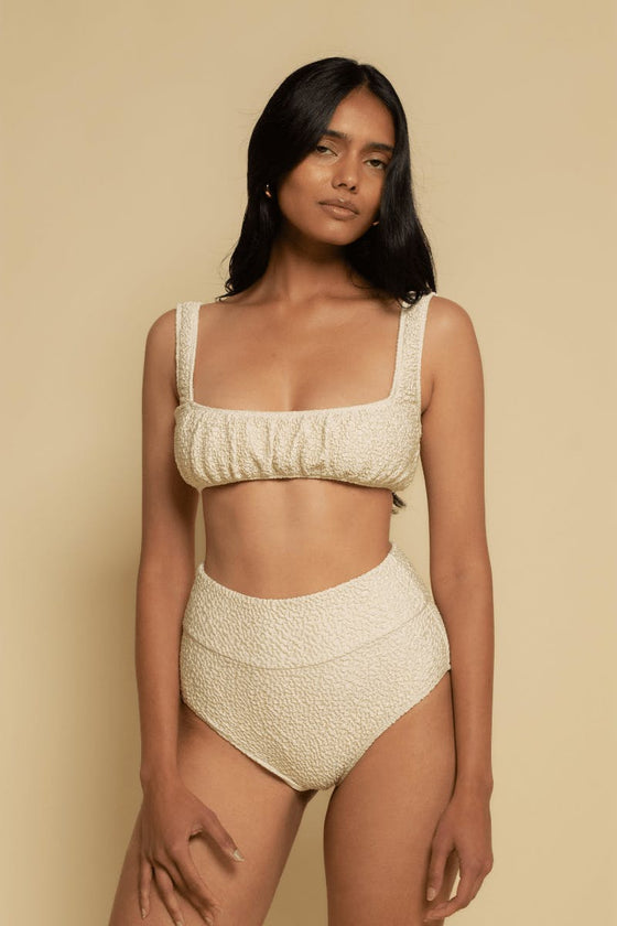 Added Coverage High Rise Bikini Bottom