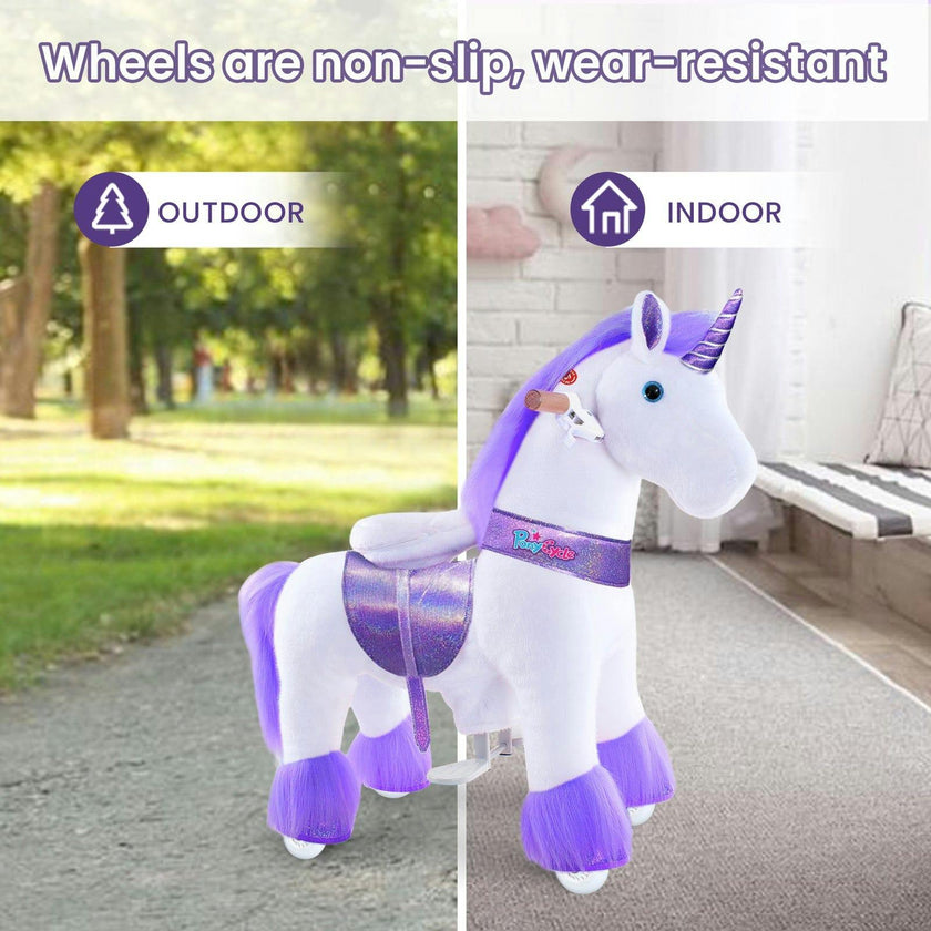 Model U® Unicorn Ride-On Toy Age 4–7 – Purple