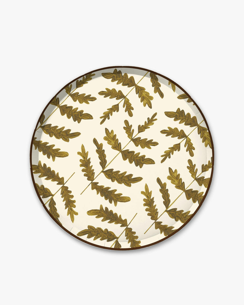 Woodland Dinner Plate Set in Autumn Oak