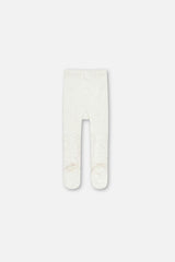 Baby Knit Textured Tights Off-White