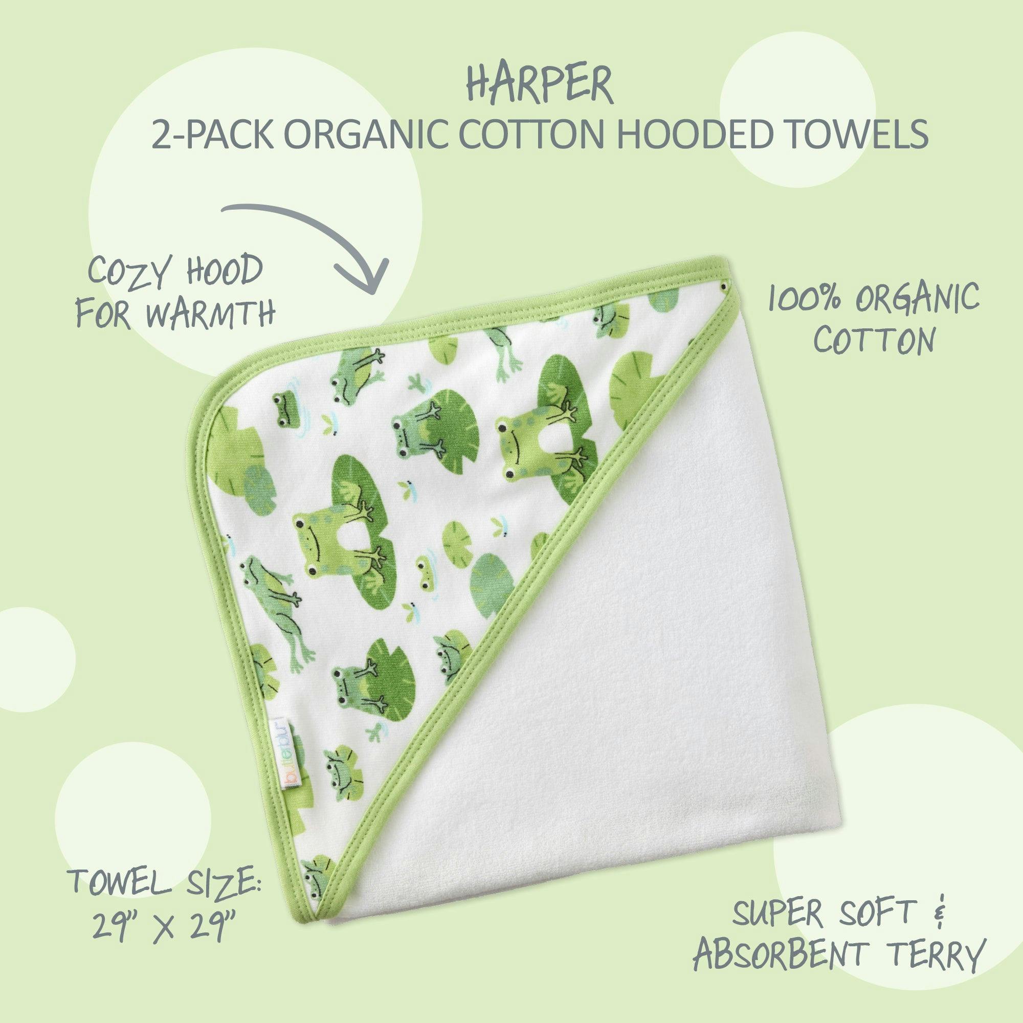 HARPER 2-Pack Hooded Towel