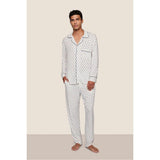 William Printed TENCEL Modal PJ Set, Blue