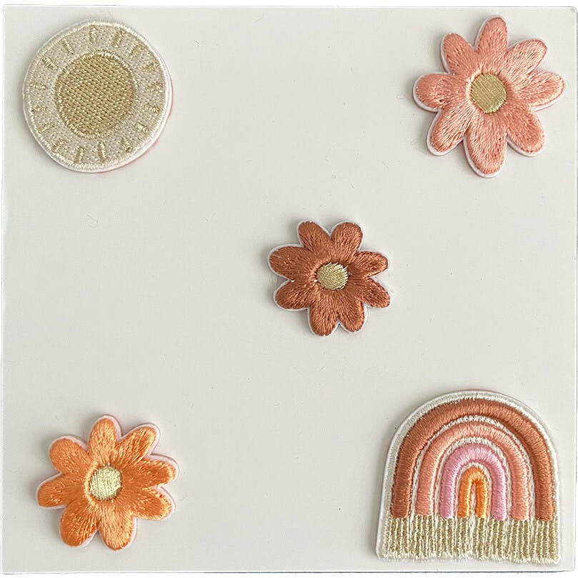 Boho Rainbow Patch Set