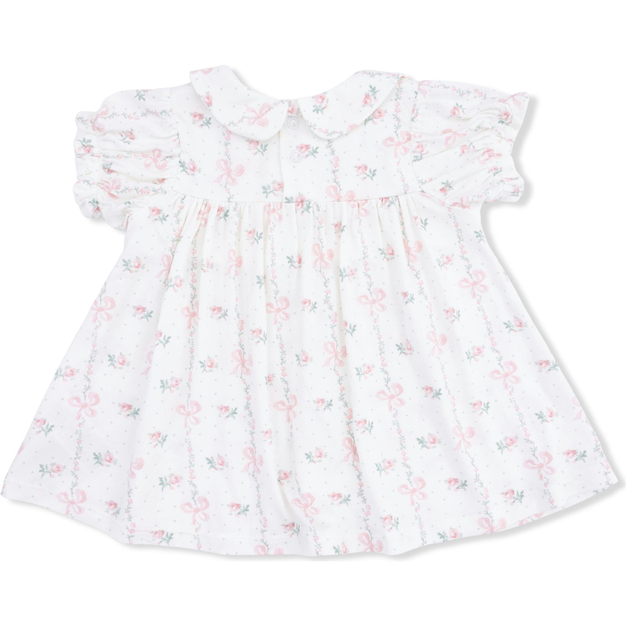 Dainty Buds and Bows - Smocked Dress Set