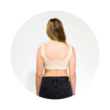 Aster Reversible Girls Tank Bra White