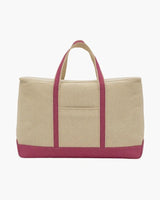 Insulated Soft-Shell Cooler Tote, Pink Canvas