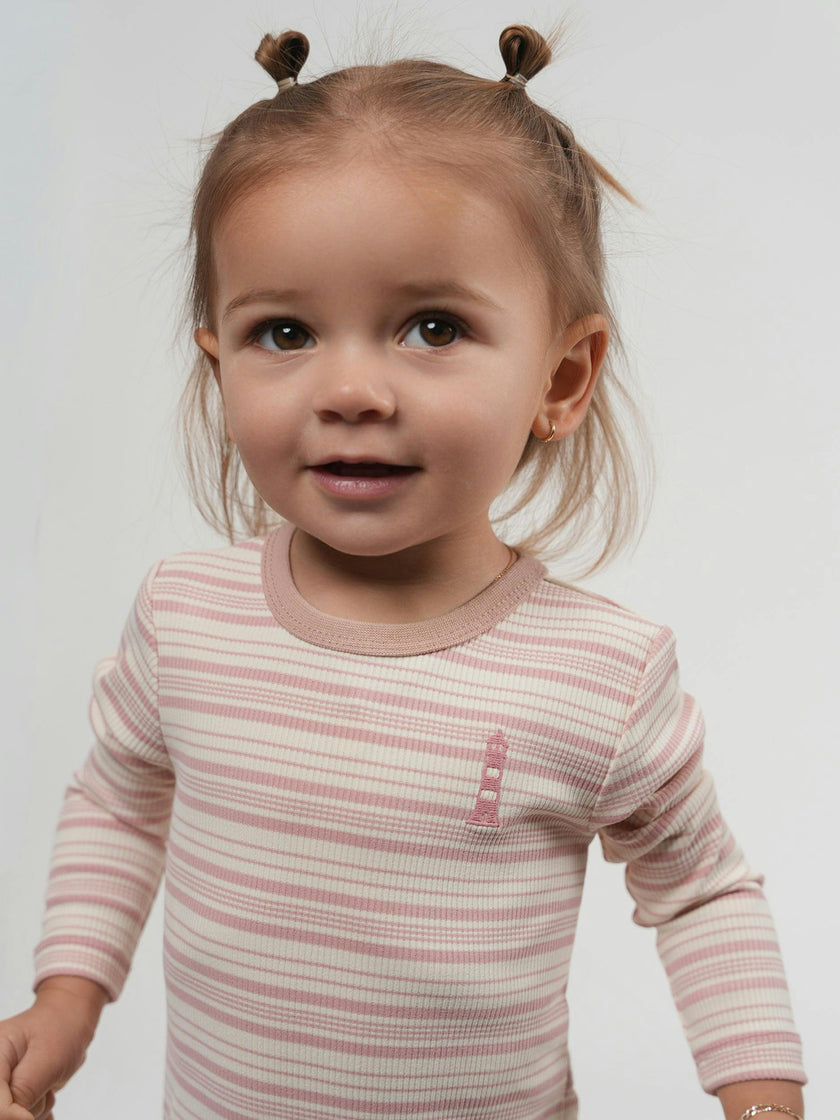 Stripped Lighthouse Onesie