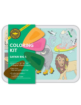 Coloring Kit - 5 units in set - SAFARI BIG FIVE Small