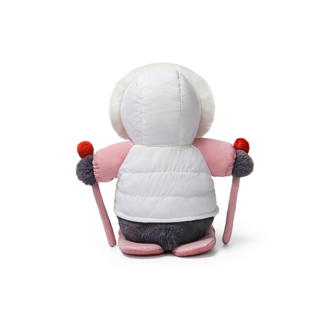 McHugs Skier Glacier Penguin Weighted Plush Animal 25cm