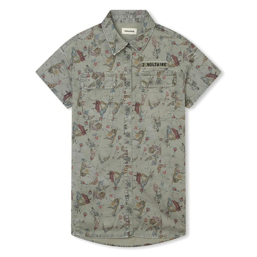 ZADIG & VOLTAIRE Printed Shirt Dress