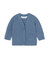 Blue Knitted Baby Cardigan