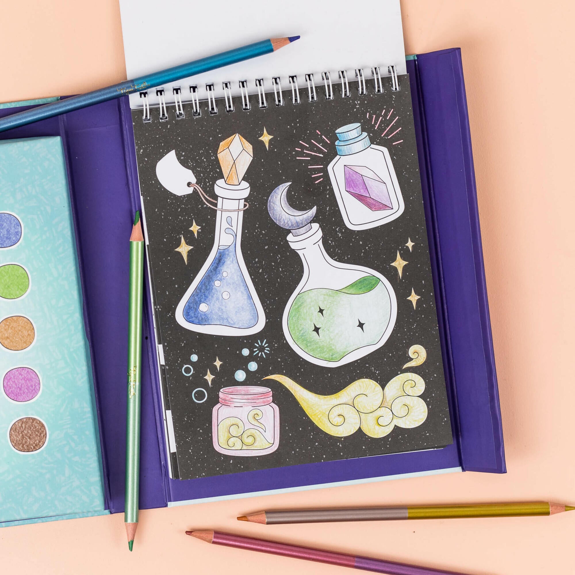 Tribe: Pencil Art - Metallic Blend & Shade Drawing Activity Set