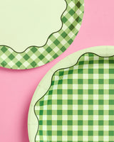 Christmas Cottage Plates Set - 32 paper plates, 2 sizes