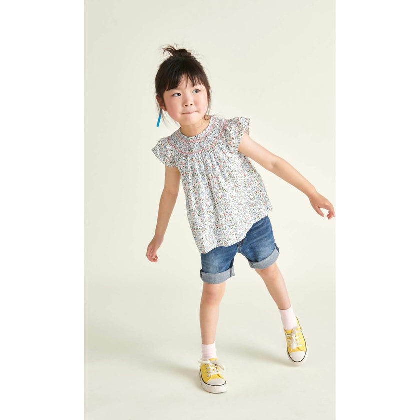 Hand-Smocked Girls Blouse Joanie