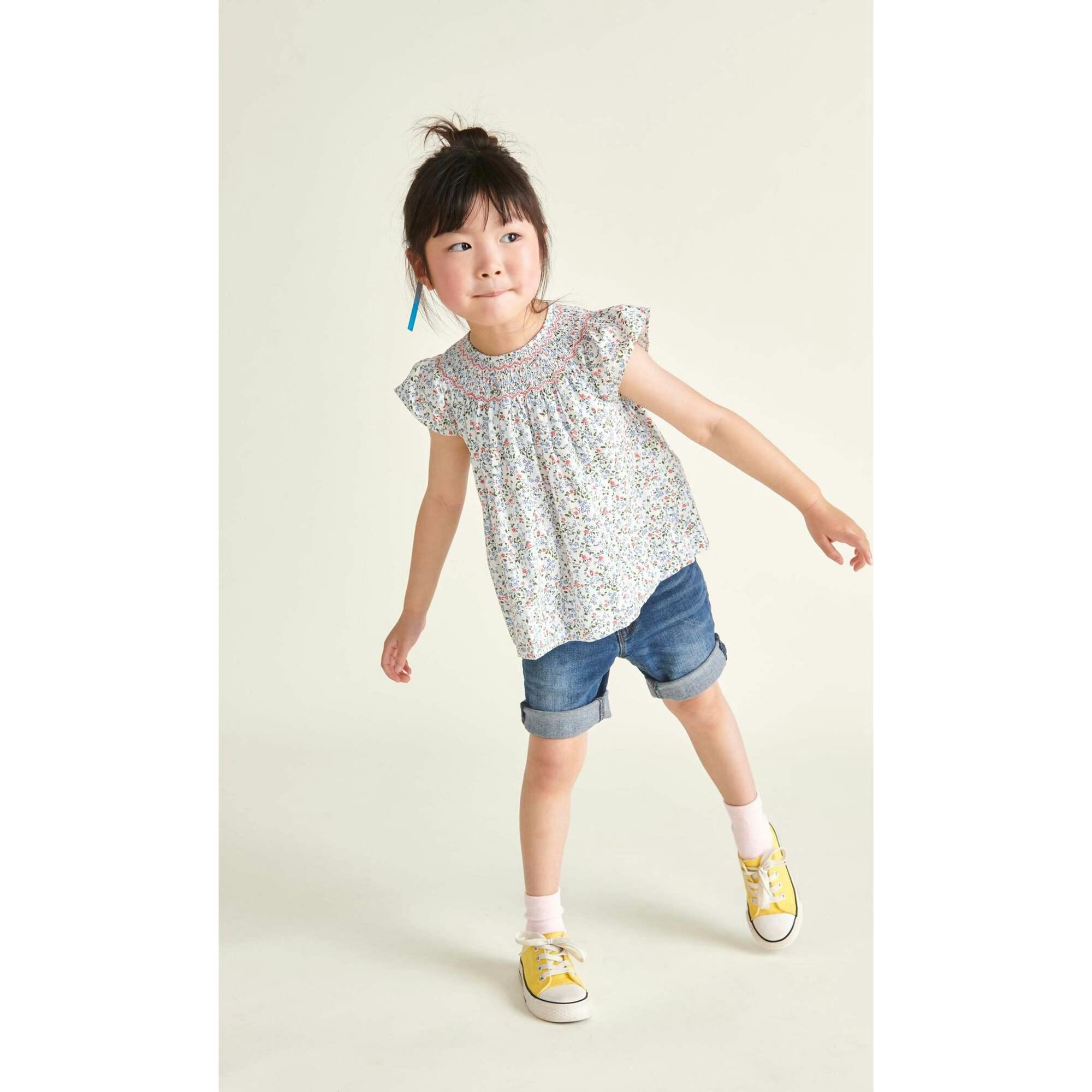 Hand-Smocked Girls Blouse Joanie