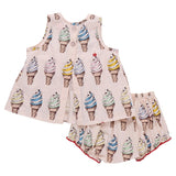 Baby Girls Jaipur 2-PC Set - Pink Soft Serve