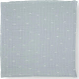 Cotton Muslin Swaddle Blanket - Blue Rainbow