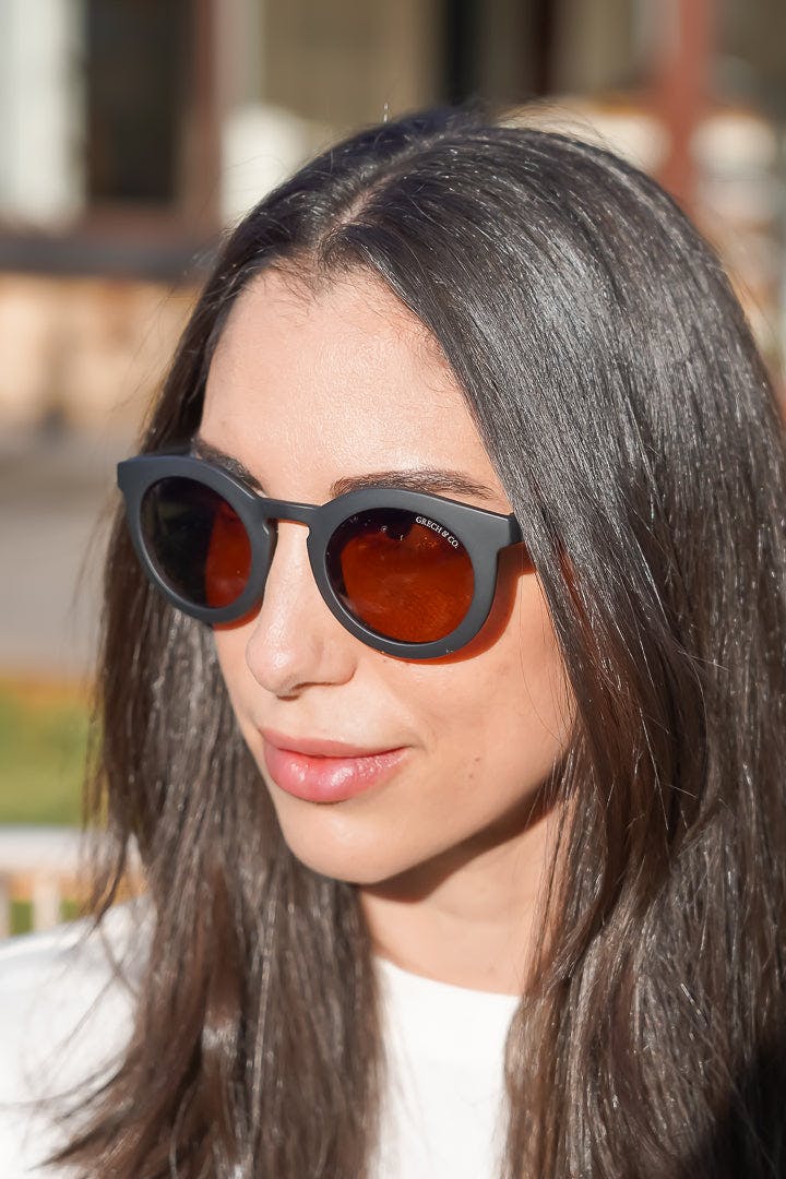 Classic | Sustainable Sunglasses | Plant-Based Bendable Polarized - Adult | 15+ Y | Black