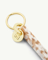 Bar Handmade Gold Plated Keychain