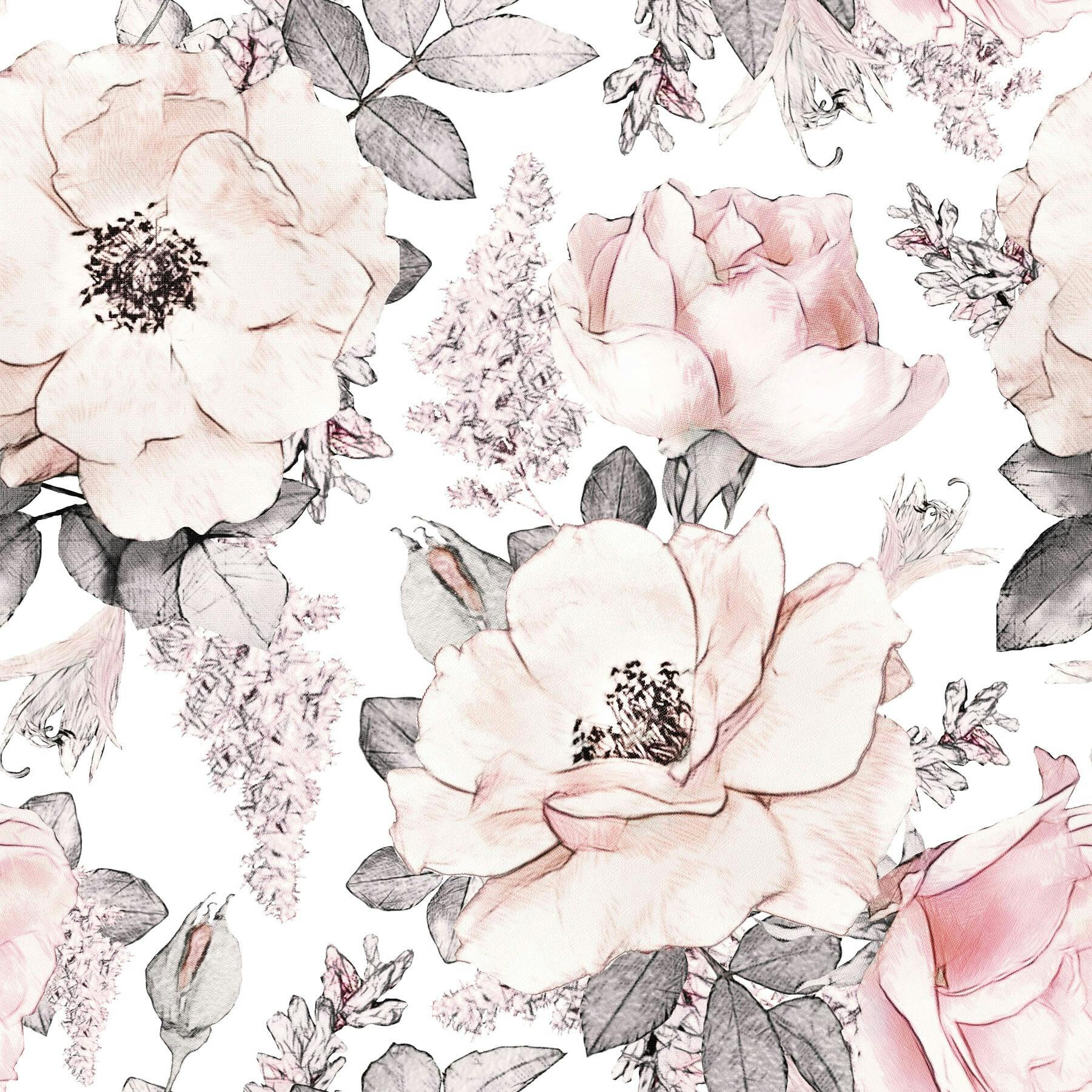 Pink Garden Wallpaper