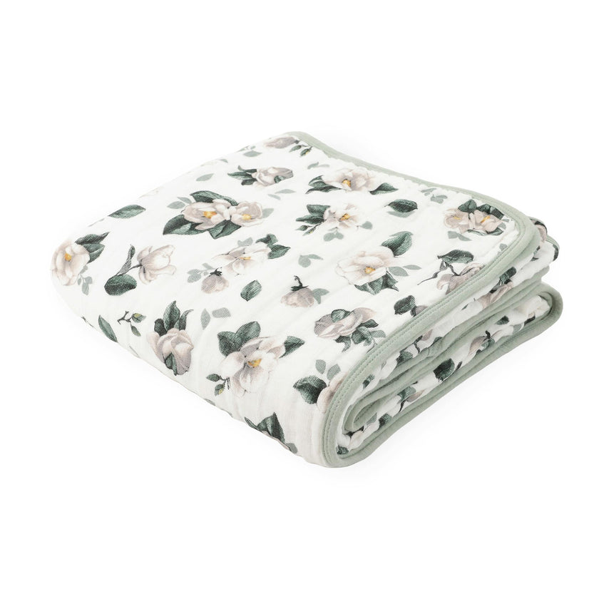 Original Organic Cotton Muslin Quilt - Magnolia