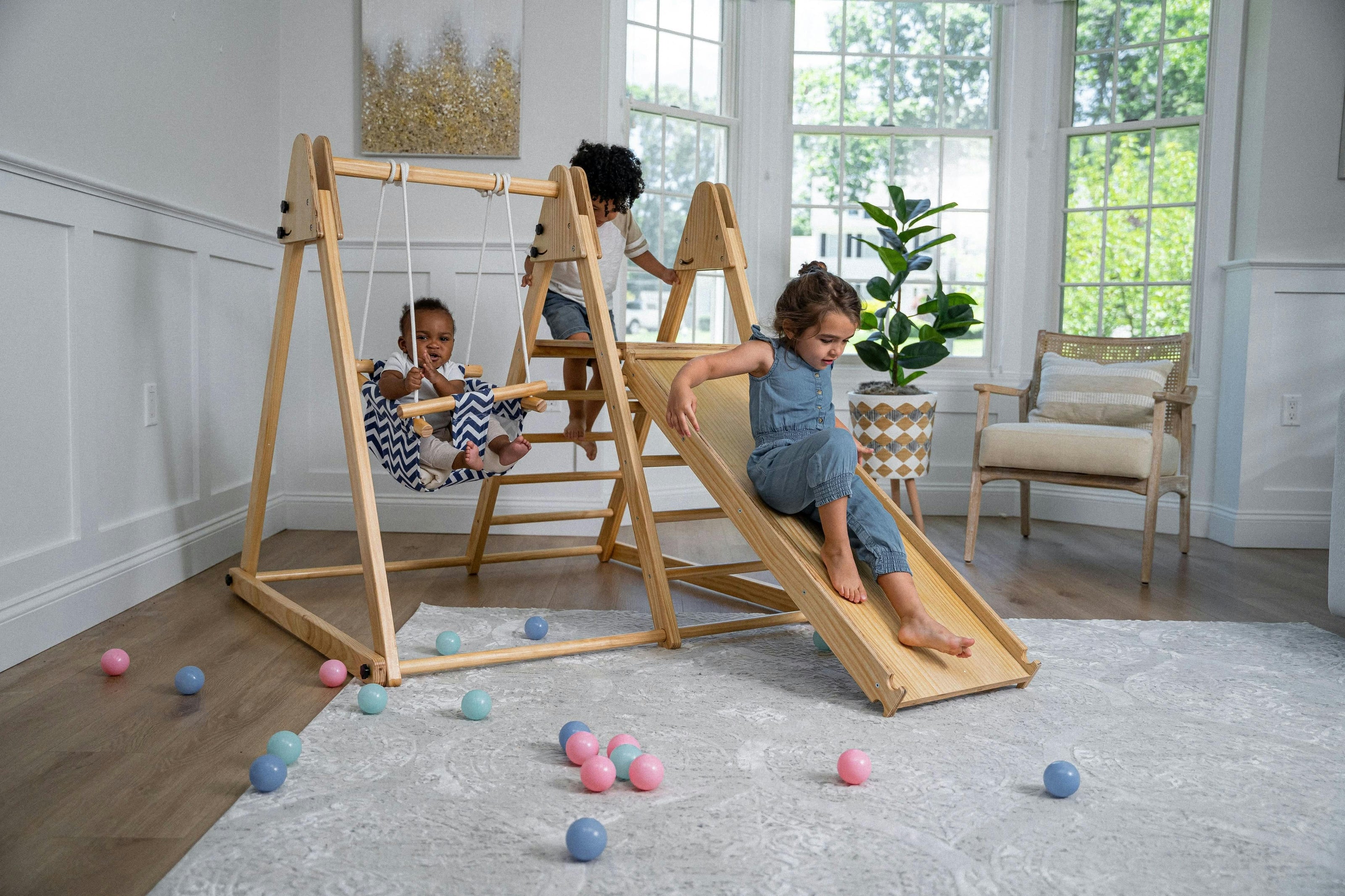 Juniper | Toddler Climber & Swing | Foldable