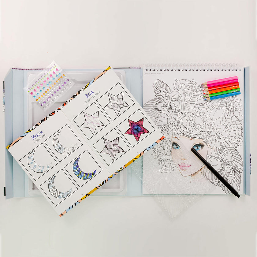 Cool Swirl Kids Art Kit