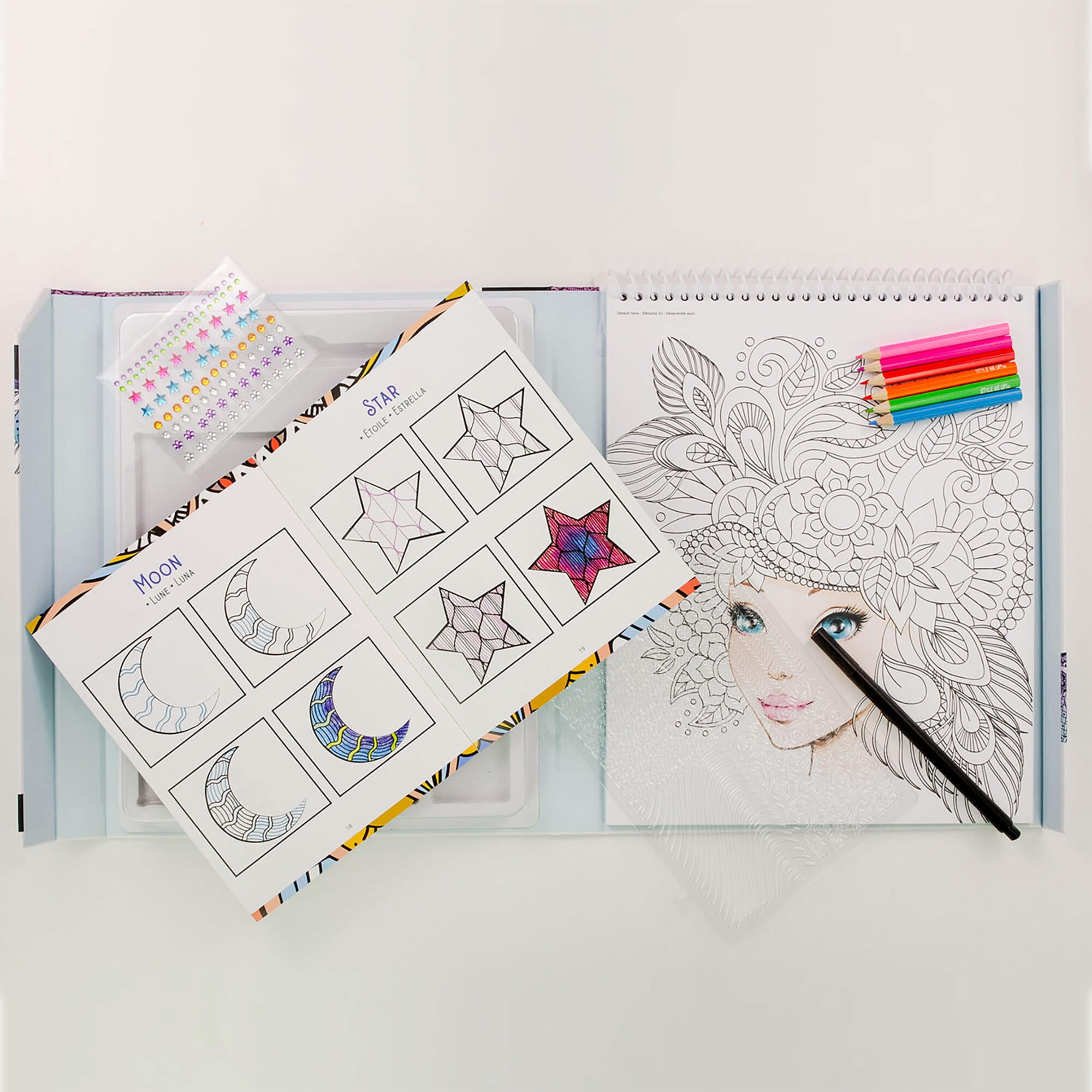 Cool Swirl Kids Art Kit