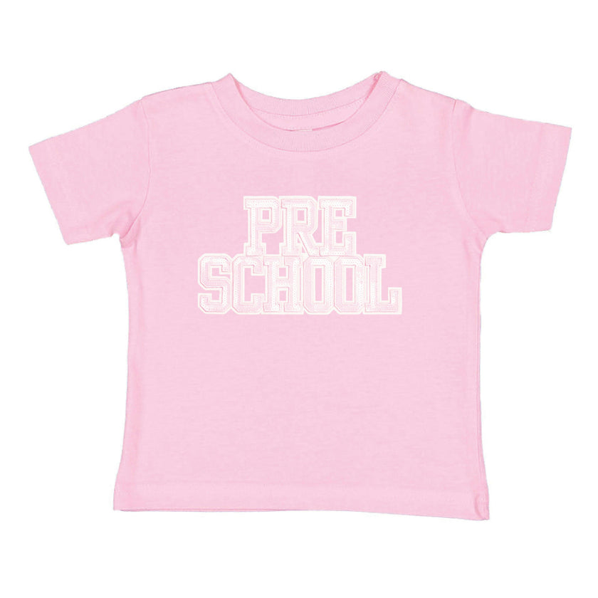 Preschool Sequin Patch Short Sleeve T-Shirt
