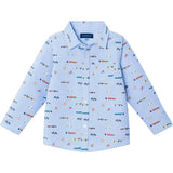Kids Blue Chambray Buttondown Shirt