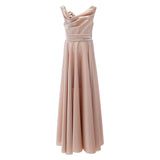 Gold Lenelle Rose Applique Gown