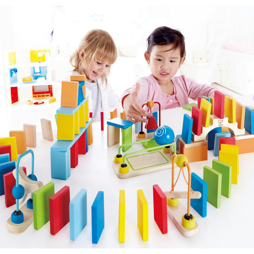 Wooden Toddler Domino Ball Set