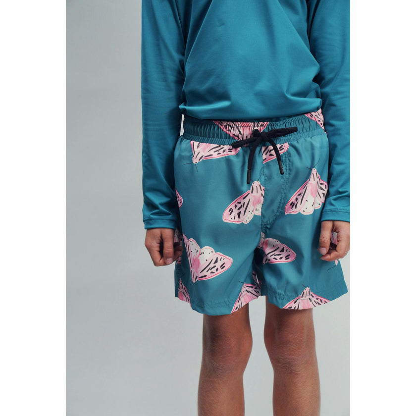 PINK POLILLA VERDE - SWIMSHORTS