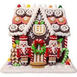 9.5-Inch Battery Operated LED Gingerbread Cookie House