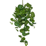 French Begonia Hanging Leaf Vine Faux Everyday Greenery Bush Spray - 35"