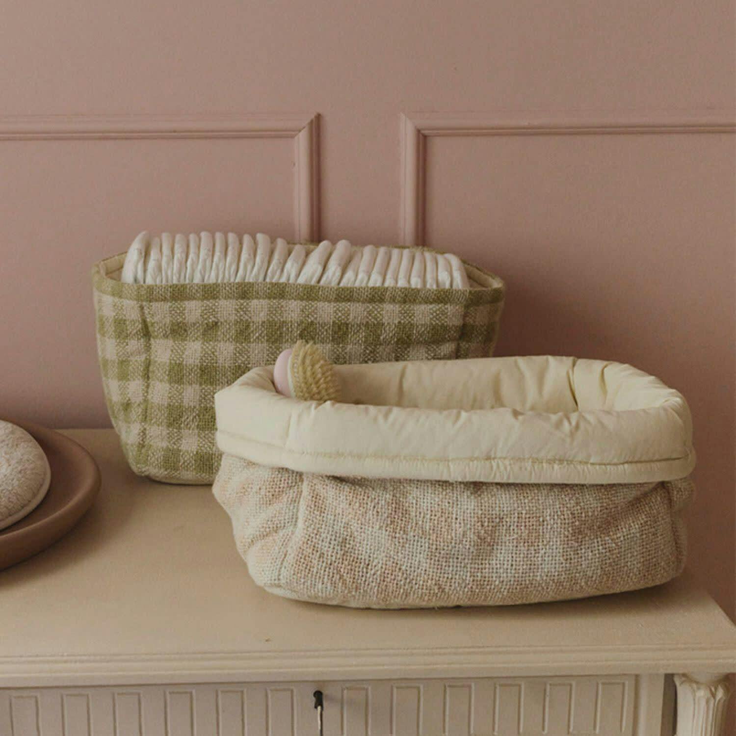 Quilted Basket Matcha