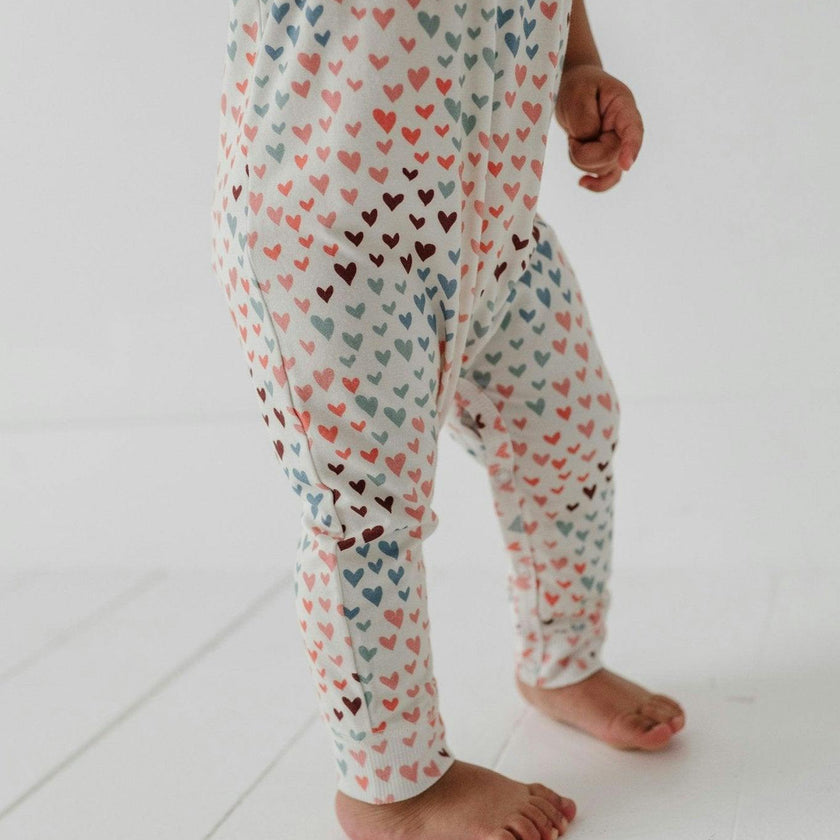 Baby Girl Short Sleeve Pant Romper
