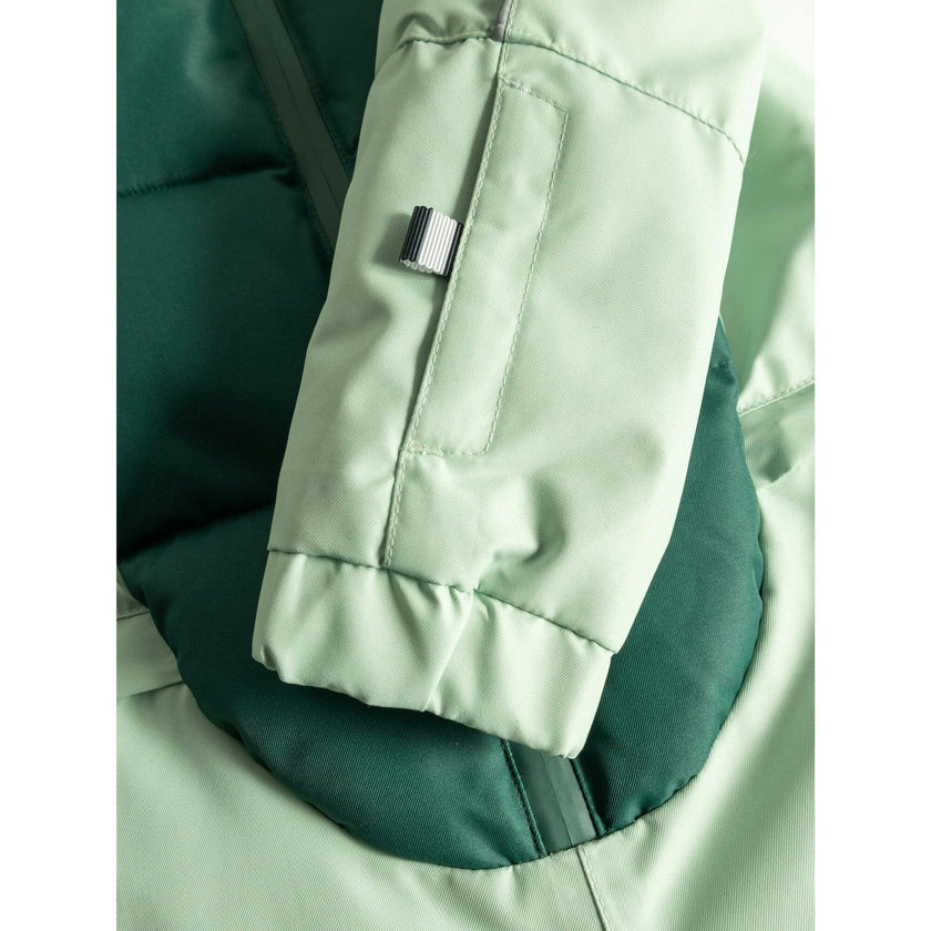Lilido Monster Adjustable Hood Waterproof Zipper Snowsuit, Green