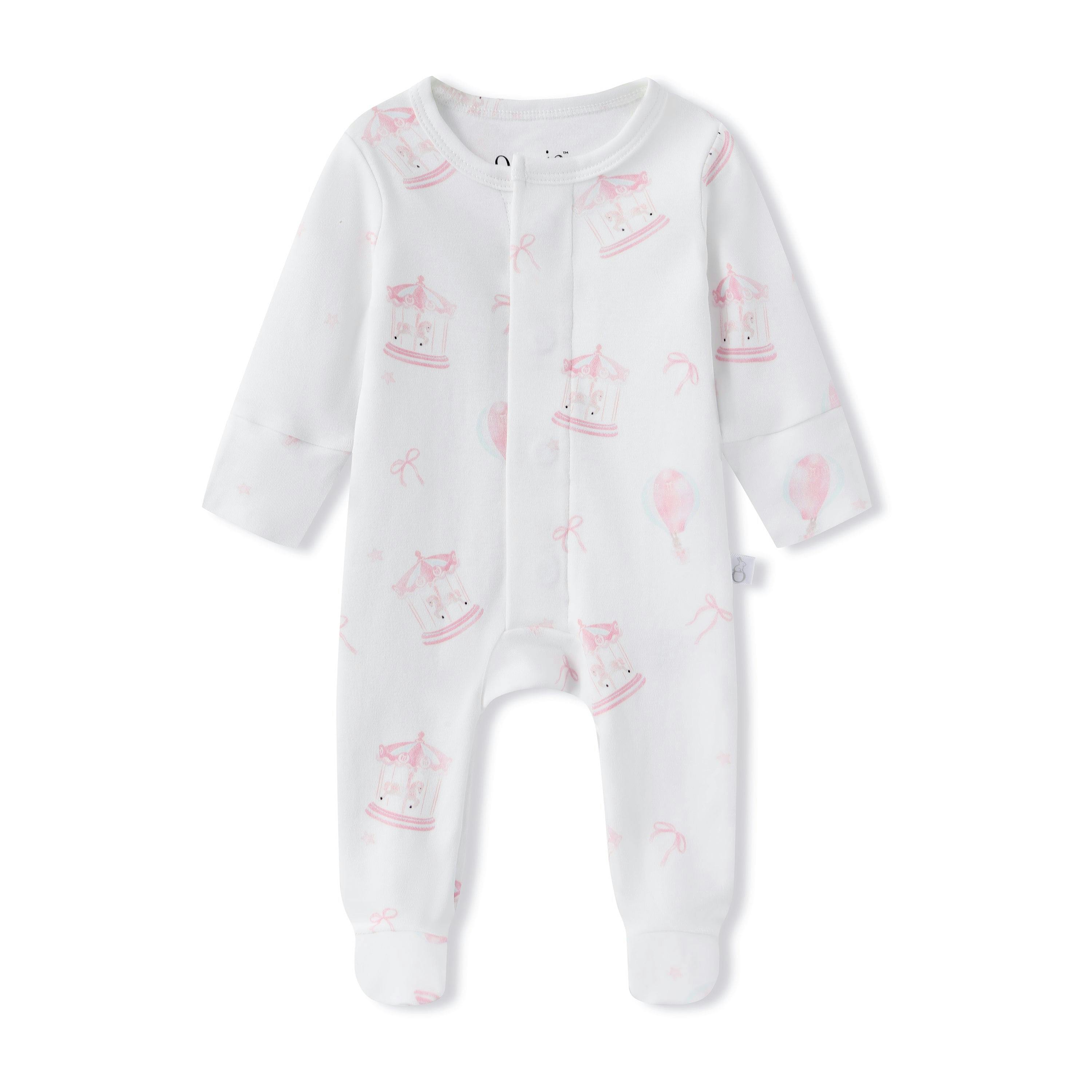 Footie Pajama Sleepsuit - Carousel