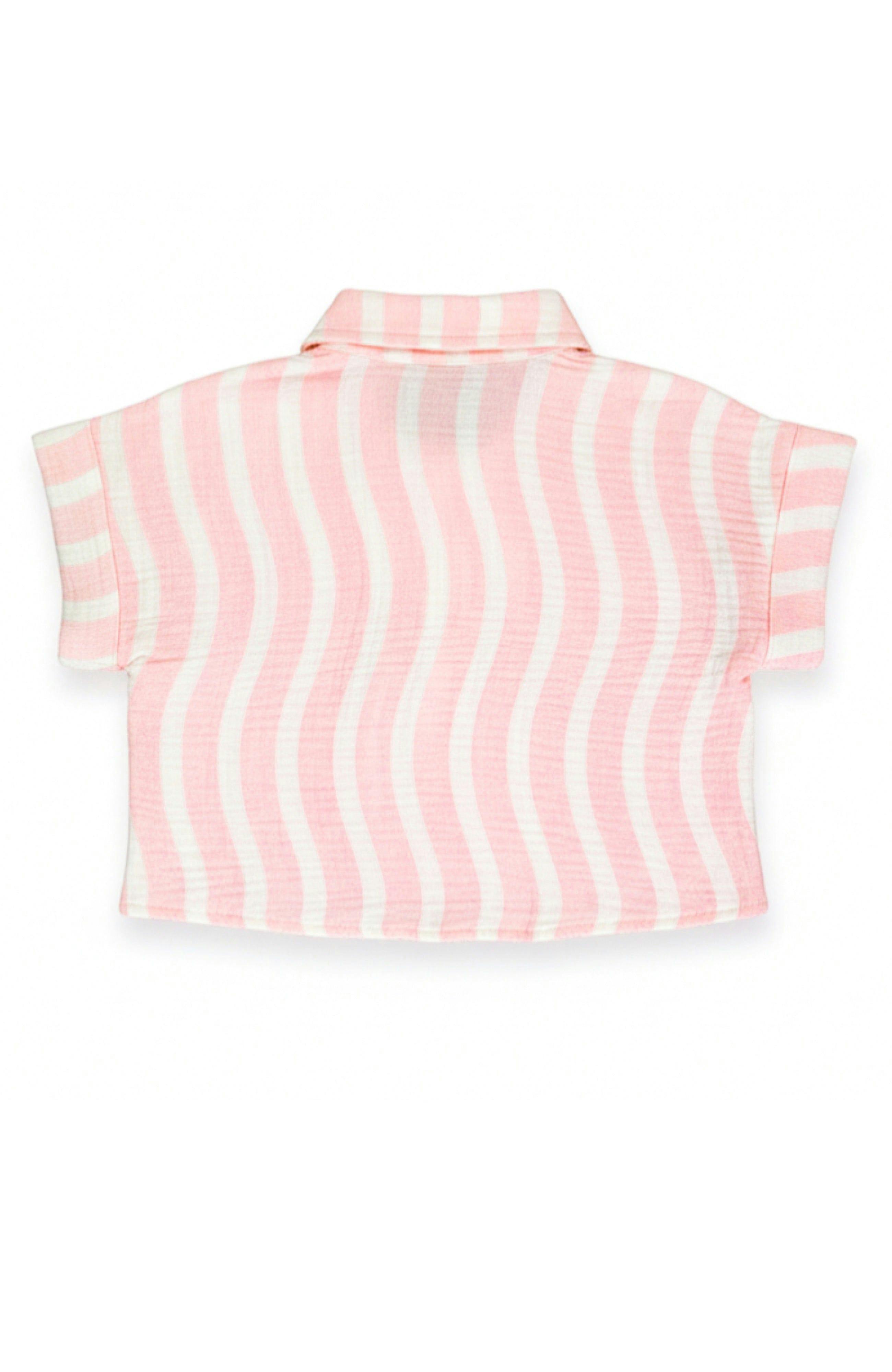 Pink Surf Dakota Boxy Buttondown