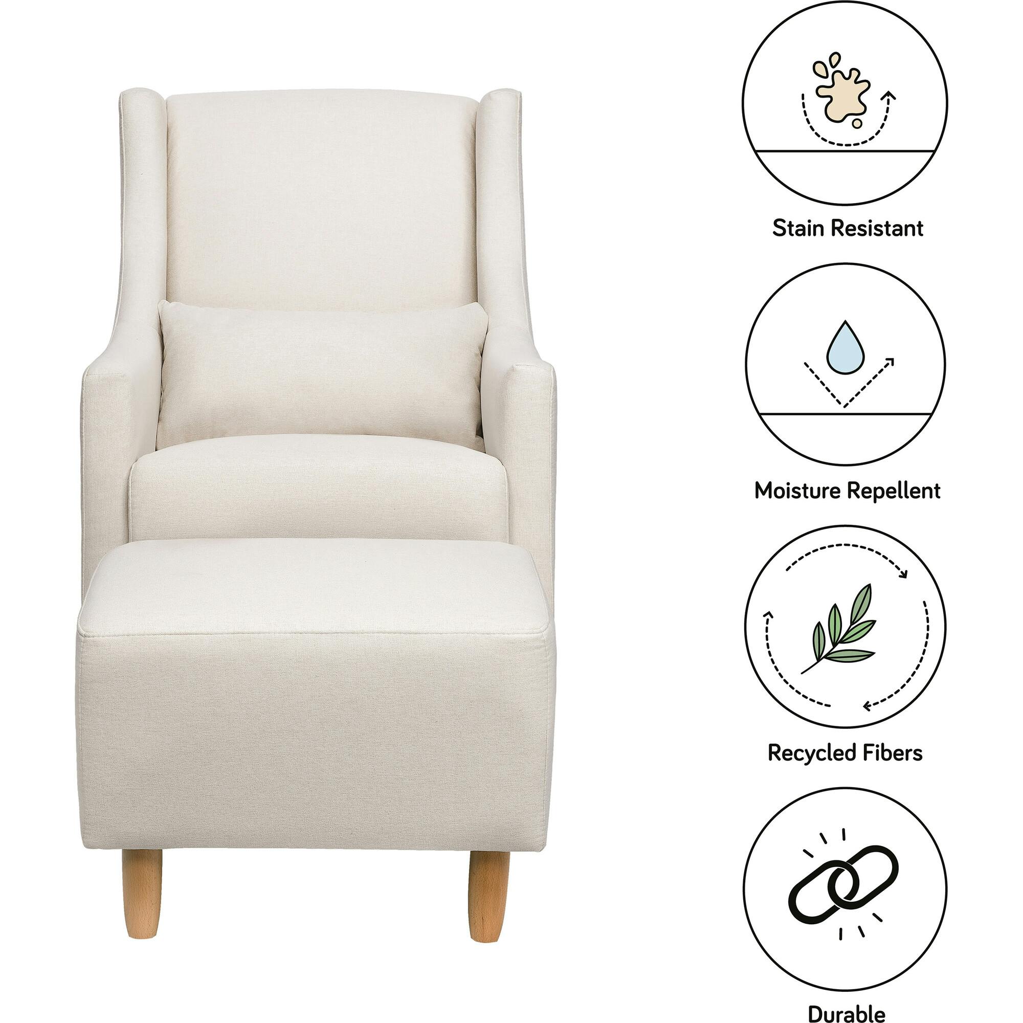 Toco Swivel Glider and Ottoman