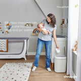 Changing Essentials Kit: Shnuggle Changing Mat + Diaper Pail + Better Bag Liners (90 Day Supply)